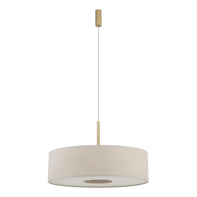 Rabat Lampa wisząca kremowa SANTANA L 11653 Nowodvorski duży abażur 65 cm