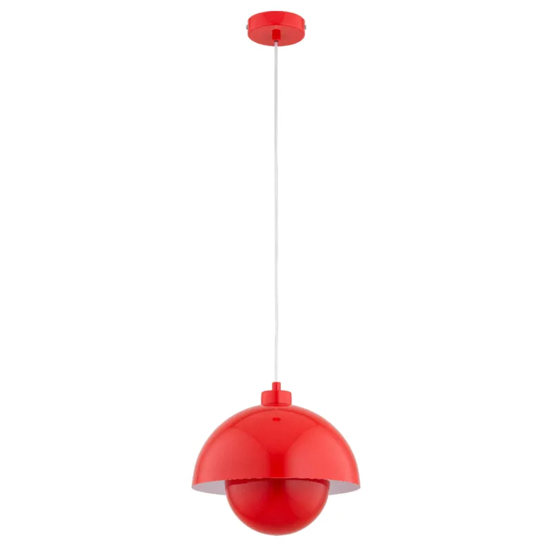 Lampa wisząca Kuger 61438 Alfa 1xE27 LED Czerwony Najlepsza cena
