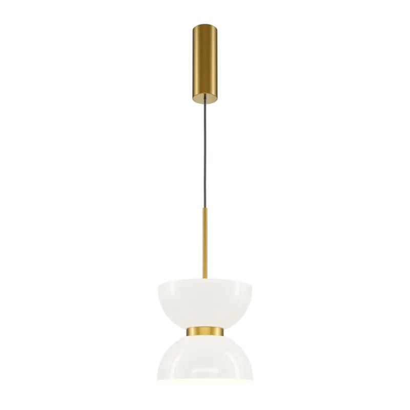 Lampa wisząca Kyoto MOD178PL-L11G3K Maytoni LEDx11W Metal/Szkło Złoto/Biały Ostatnia szansa