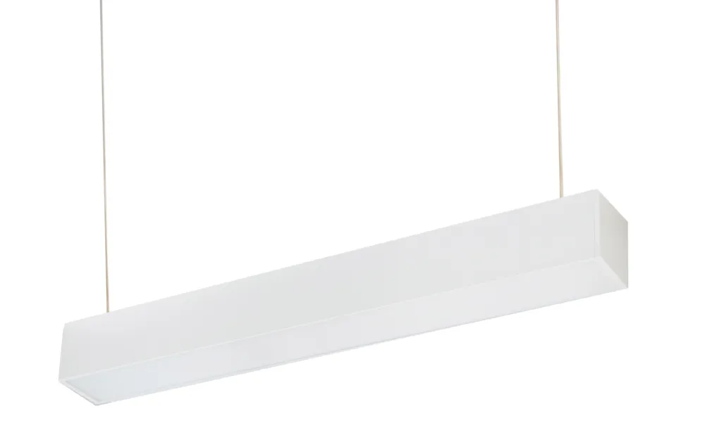 Bezpieczna płatność Lampa wisząca LED Mistic M-Line MSTC-05411622 Mistic Lighting, aluminium biały, LED wymienny 1×40 W, 4000 K, 4000 lm