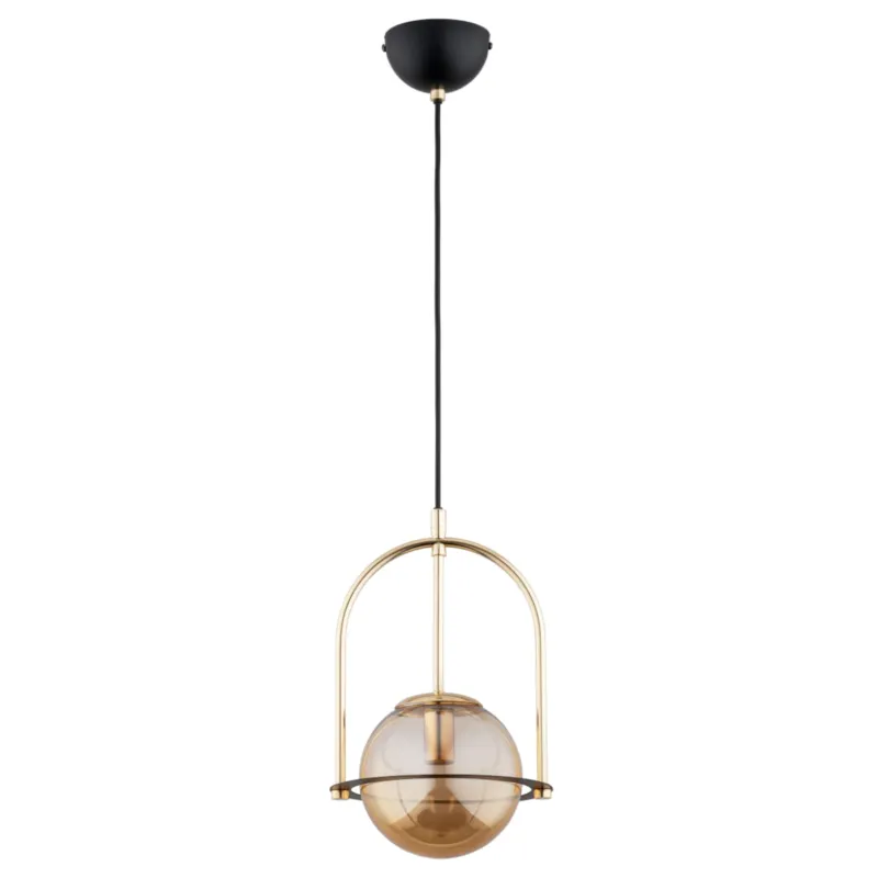 Lampa wisząca Leria 61287 Alfa 1xE14 LED Metal Złoty - Czarny Dostępne od ręki