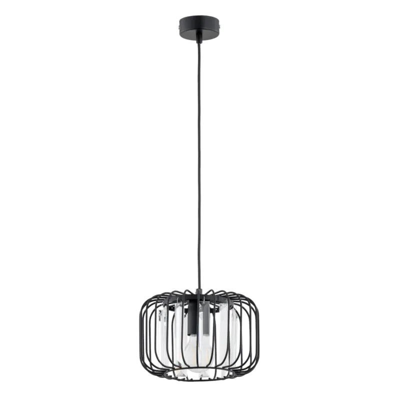 Sprawdź teraz Lampa wisząca Lexa 61258 Alfa 1xE27 LED Metal Czarny