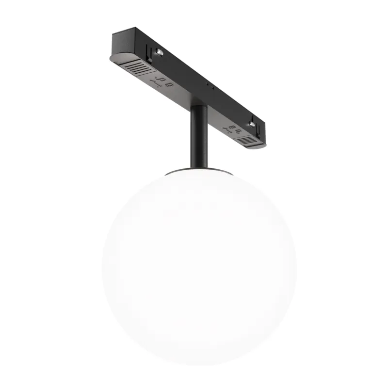 Super okazja Reflektor szynowy Luna 5W LED 3000K szkło czarny Maytoni TR038-4-5W3K-WW-DS-1 do systemu jednofazowego
