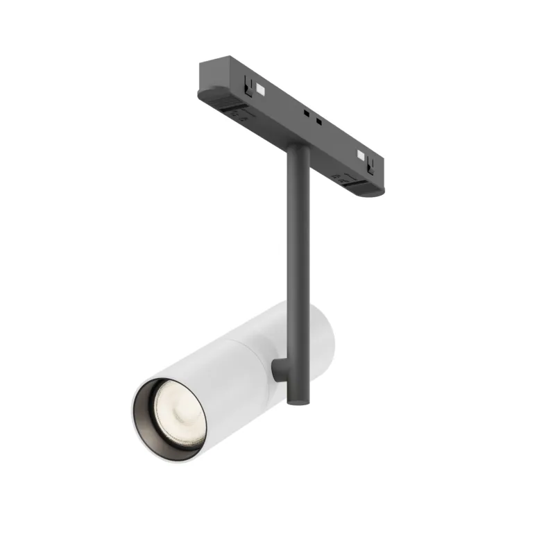 Ograniczona ilość Reflektor szynowy Maytoni Elti TR005-2-12W3K-BW, biały i czarny, aluminium, LED 12W 3000K, system szynowy
