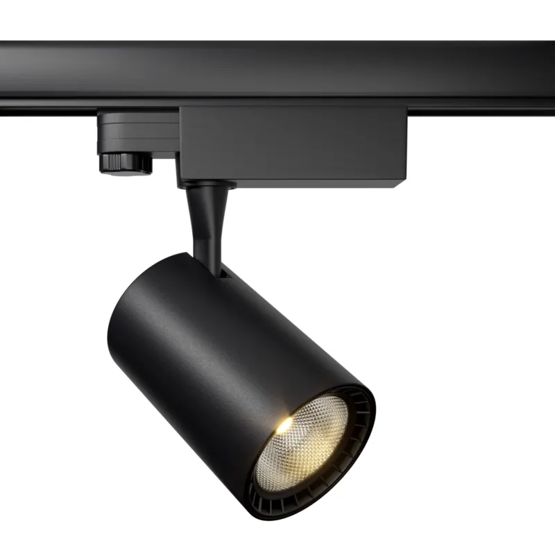 Tylko do końca tygodnia Reflektor szynowy TR029-3-10W4K-B Maytoni Vuoro TR029‑3‑10W4K‑B, aluminium i tworzywo sztuczne, czarny; LED 10 W 4000 K; trójfazowy system szynowy
