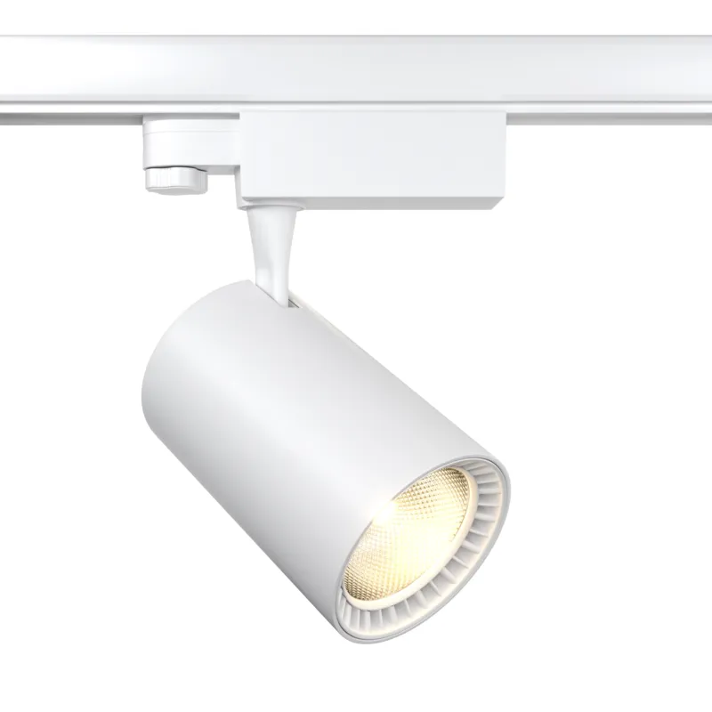 Okazja Reflektor szynowy TR029-3-20W3K-S-W Maytoni Vuoro TR029‑3‑20W3K‑S‑W, aluminium, biały; LED 20 W 3000 K; trójfazowy system szynowy