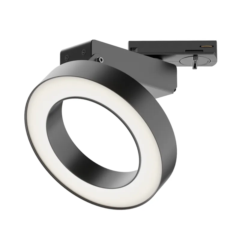 Reflektor TR044-1-12W3K-B Maytoni Rim LED 12W 3000K, czarny, metal i aluminium, do systemu jednofazowego Wyjątkowa oferta