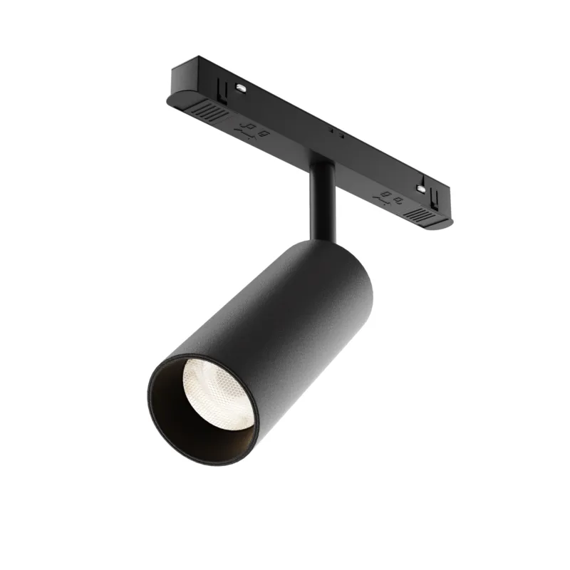 Reflektor wpuszczany szynowy Focus LED, TR032-4-12W3K-S-DS-B Maytoni, 12 W, 3000 K, LED, aluminium, czarny, do systemu jednofazowego Promocja