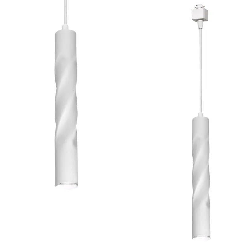 Ostatnia szansa TRACK LIGHT PENDANT TWISTED ML6509 Milagro WHITE 3W LED
