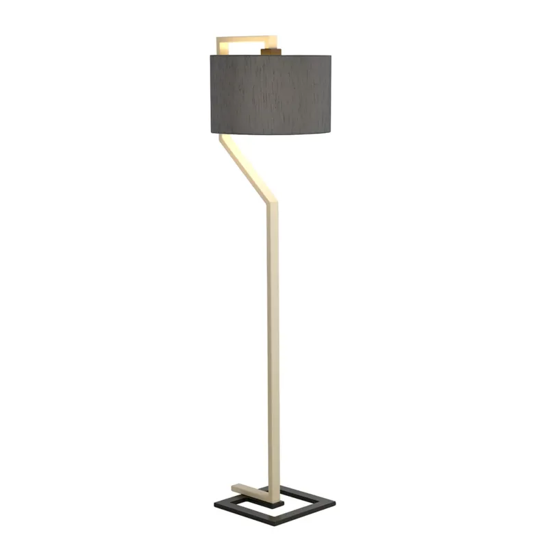 Darmowy zwrot Lampa stojąca Axios AXIOS-FL-GREY Elstead Lighting 1x60W E27 Stal Szary