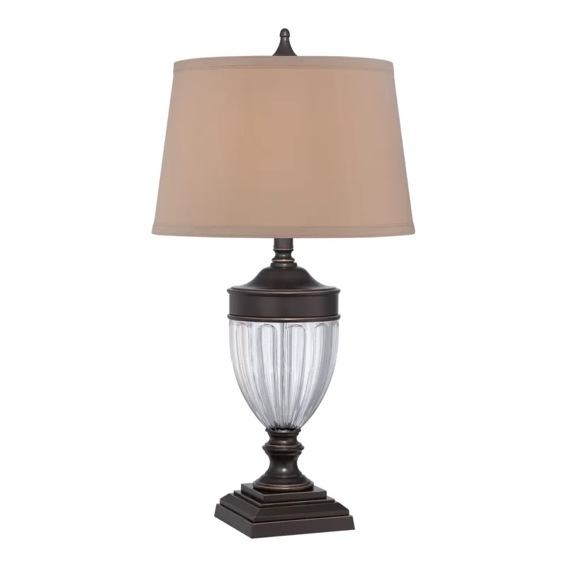 Zamów dziś Lampa stojąca Dennison QZ-DENNISON-PB Elstead Lighting 1x100W E27 Metal Brązowy