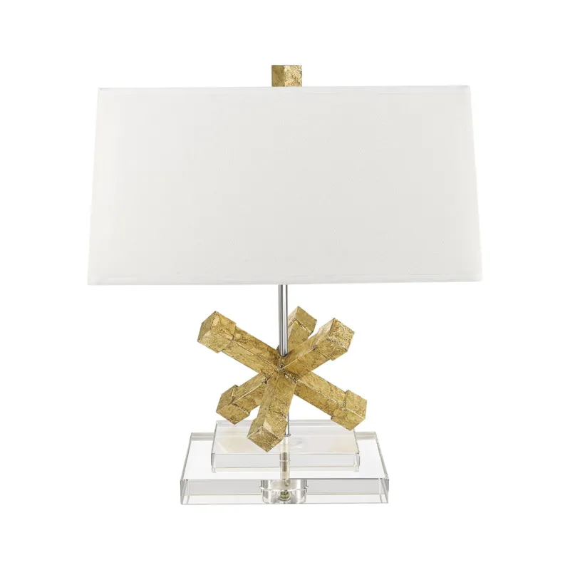 Ostatnia szansa Lampa stojąca Jackson Square GN-JACKSON-SQUARE-TL Elstead Lighting 1x100W E27 Stal Złoty