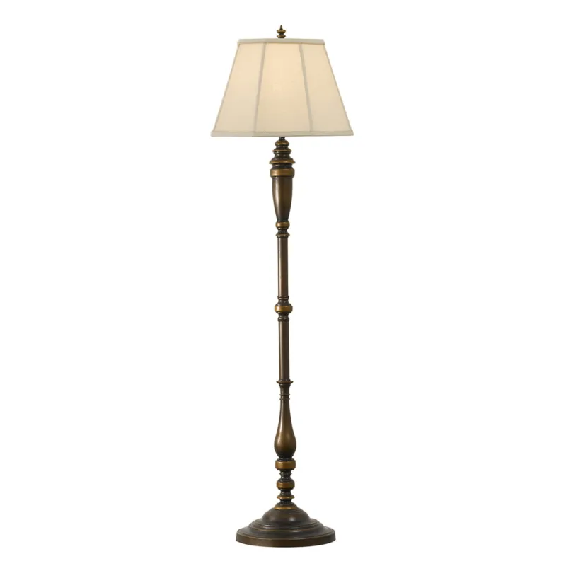 Lampa stojąca Lincolndale FE-LINCOLNDALE-FL Elstead Lighting 1x60W E27 Stal Brązowy Szybka dostawa