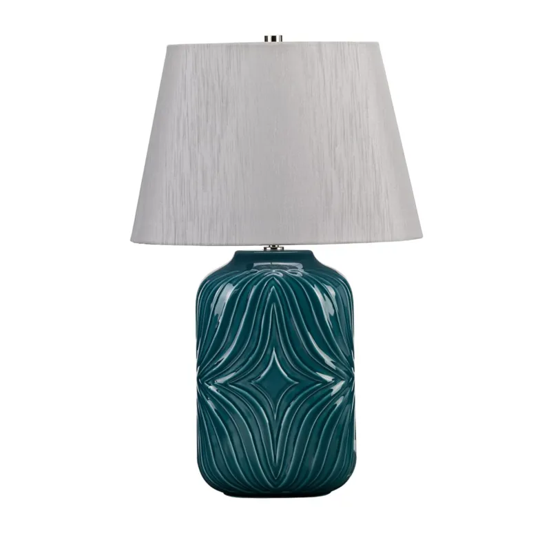 Wybór klientów Lampa stojąca Muse MUSE-TL-TURQSE Elstead Lighting 1x60W E27 Porcelana Niebieski
