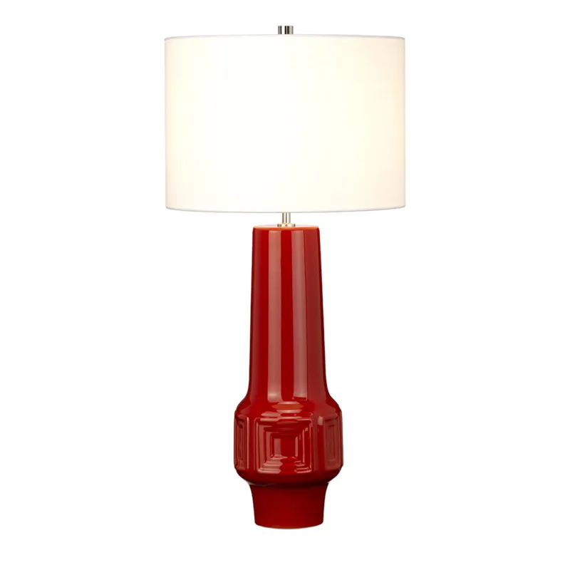 Wybór klientów Lampa stojąca Muswell MUSWELL-TL Elstead Lighting 1x60W E27 Ceramika Czerwony