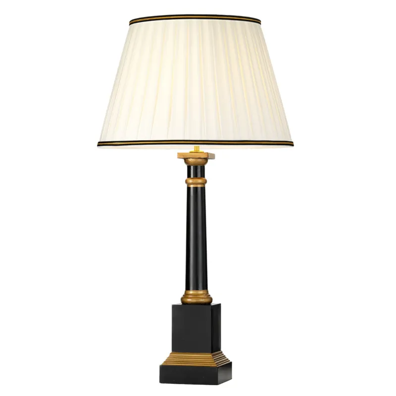 Lampa stojąca Peronne DL-PERONNE-TL Elstead Lighting 1x60W E27 Drewno Czarny/Złoty Super okazja