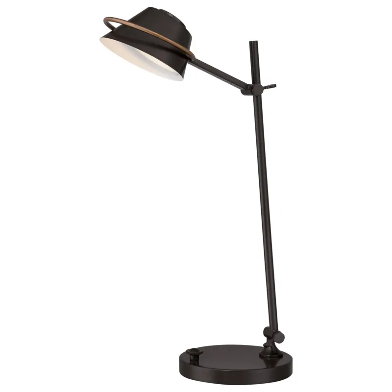 Ograniczona ilość Lampa stojąca Spencer QZ-SPENCER-TL-WT Elstead Lighting 1x7W LED Brązowy