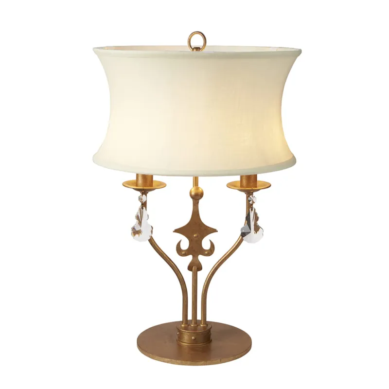 Bezpieczna płatność Lampa stojąca Windsor WINDSOR-TL-GOLD Elstead Lighting 2x60W E14 Stal Złoty