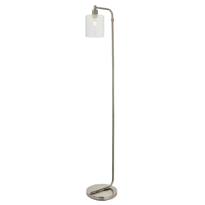 Endon Lampa podłogowa Toledo 1x40W E27 Szczotkowany Nikiel Zamów teraz