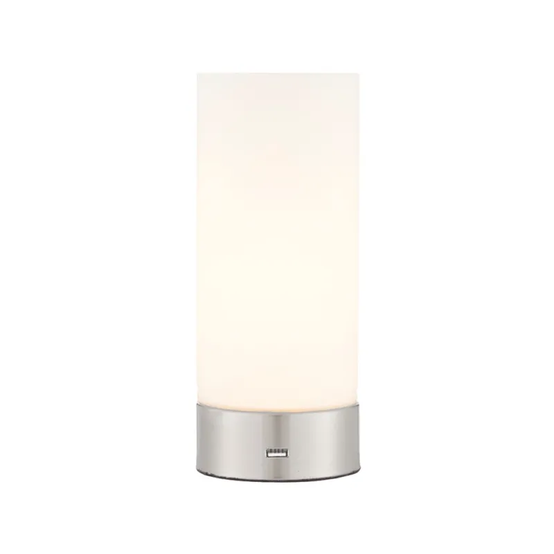 Ekspresowa dostawa Endon Lampa stojąca Dara 1x40W E14 Szczotkowany Nikiel