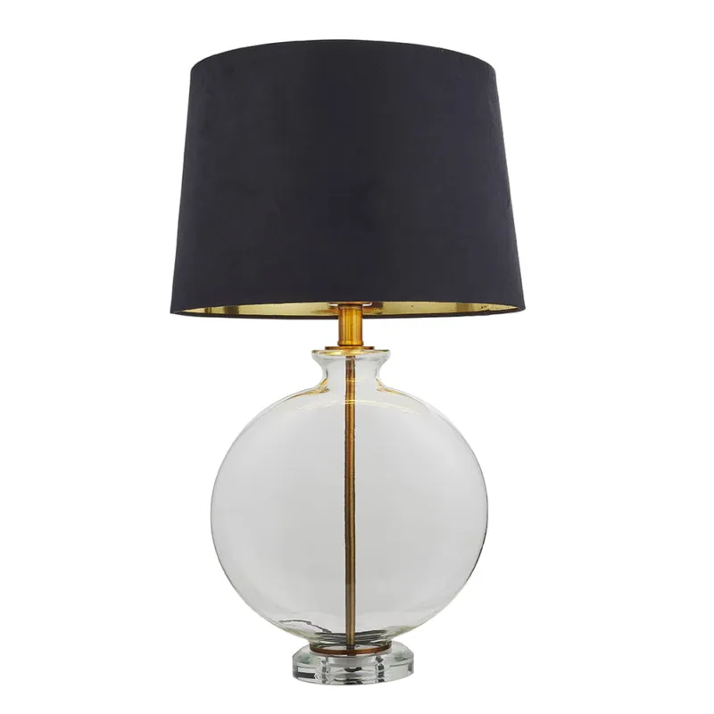Najlepsza cena Endon Lampa stojąca Gideon 1x60W E27 Czyste Szkło