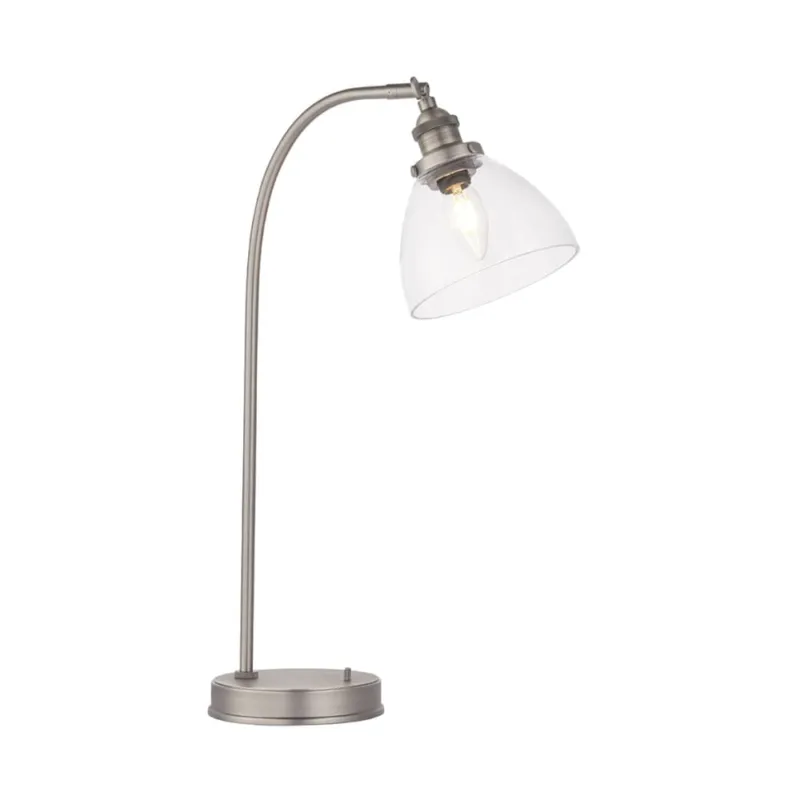 Obniżka ceny Endon Lampa stojąca Hansen 1x40W E14 Szczotokwane Srebro