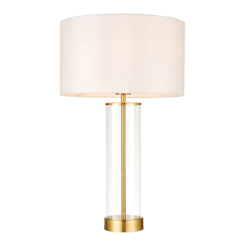 Endon Lampa stojąca Lessina 1x40W E27 Złoty Szybka dostawa