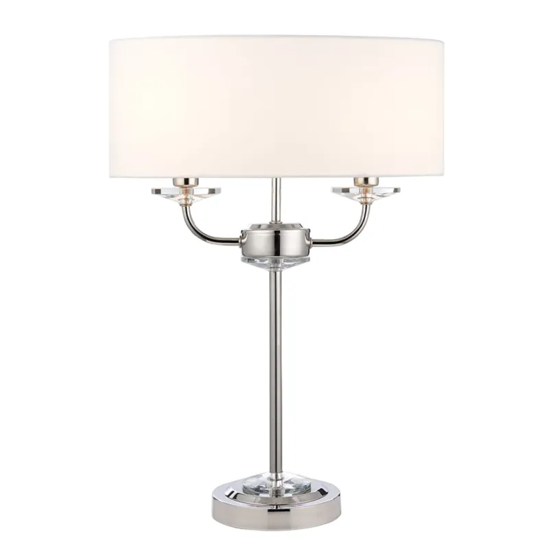 Endon Lampa stojąca Nixon 2x40W E14 Nikiel Nie przegap