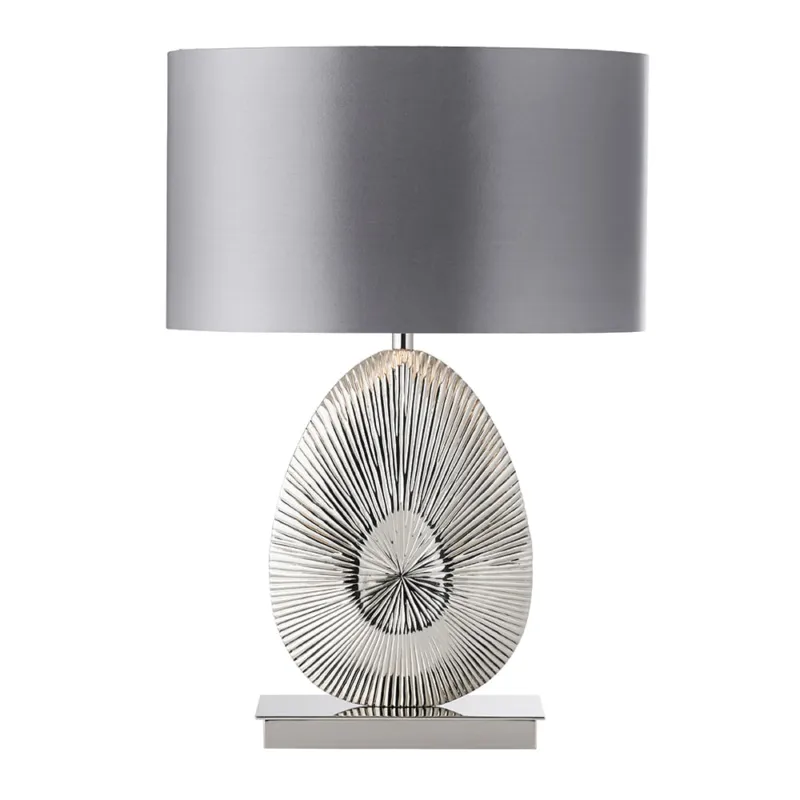 Tani Endon Lampa stojąca Simeto 1x60W E27 Polerowany Nikiel