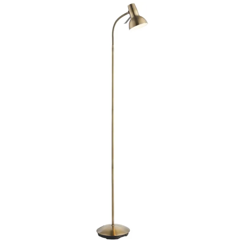 Endon Lampa podłogowa Amalfi 1x7W GU10 Antyczny mosiądz Oferta limitowana