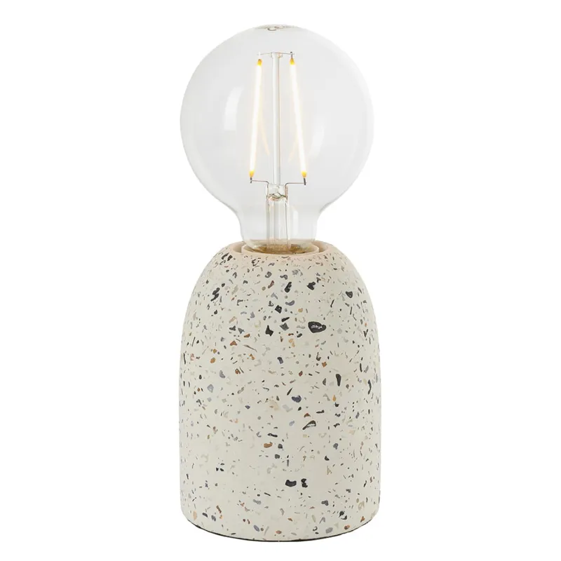 Endon Lampa stojąca Terrazzo 1x40W E27 Biały Wysoka jakość