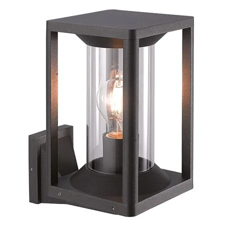Dostępne od ręki Kinkiet zewnętrzny Porto M1931 SU-MA E27, 1 x 15 W, 230 V Czarny