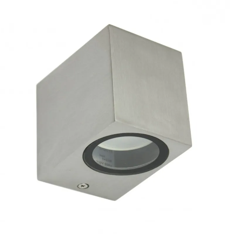 Super okazja Lampa elewacyjna kinkiet Mini 5001 BR SU-MA GU10 1 x max 35 W, 230 V Szczotkowane aluminium
