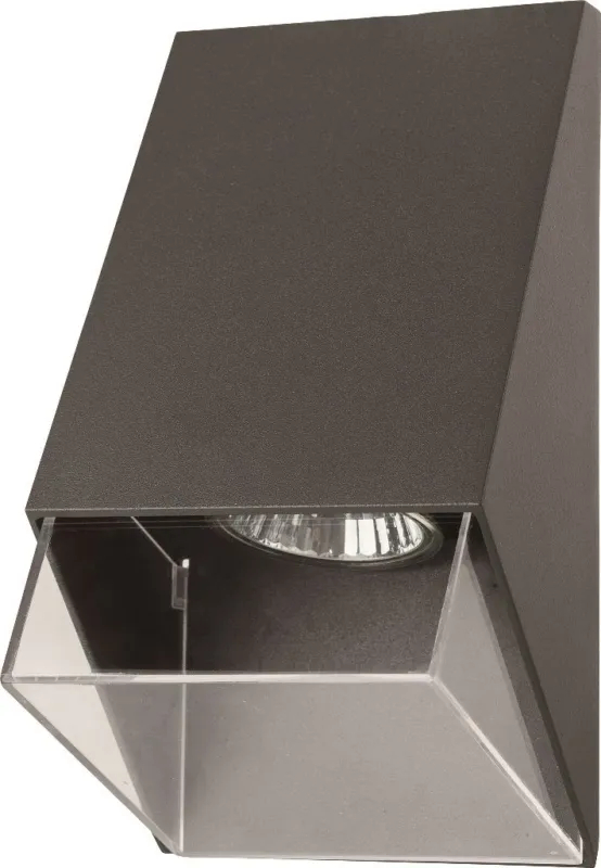 Hit sprzedaży Lampa elewacyjna kinkiet Oli M1503 SU-MA GU10 1 x max 35 W, 230 V Ciemny popiel