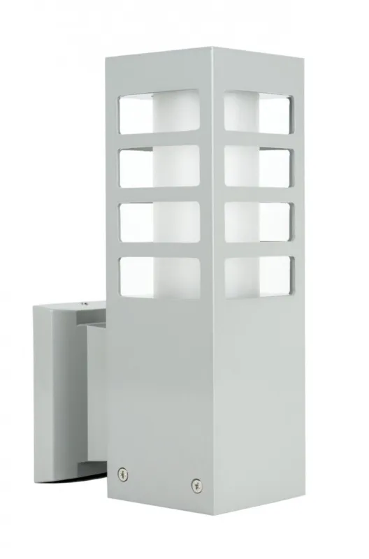 Lampa elewacyjna kinkiet RADO III K AL SU-MA E27, 1 x 18 W, 230 V Srebrny Popularny