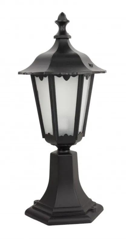 Darmowy zwrot Lampa stojąca latarnia Retro Midi K 4011/1/M SU-MA E27, 1 x 60 W, 230 V Czarny, patyna