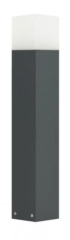 Bezpieczna płatność Lampa stojąca słupek ogrodowy Cube CB-580 DG SU-MA E27, 1 x max 20 W, 230V Ciemny popiel