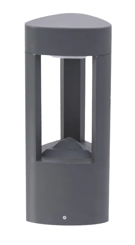Ostatnia szansa Lampa stojąca słupek ogrodowy FAN GL 11201 SU-MA GX53, 1 x max 11 W, 230 V (brak żarówki w komplecie) Ciemny popiel