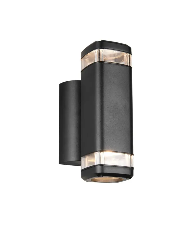 Sprawdź teraz Lampa ścienna kinkiet BARCELOS R26446232 RL 2x10W GU10 Aluminium Czarny