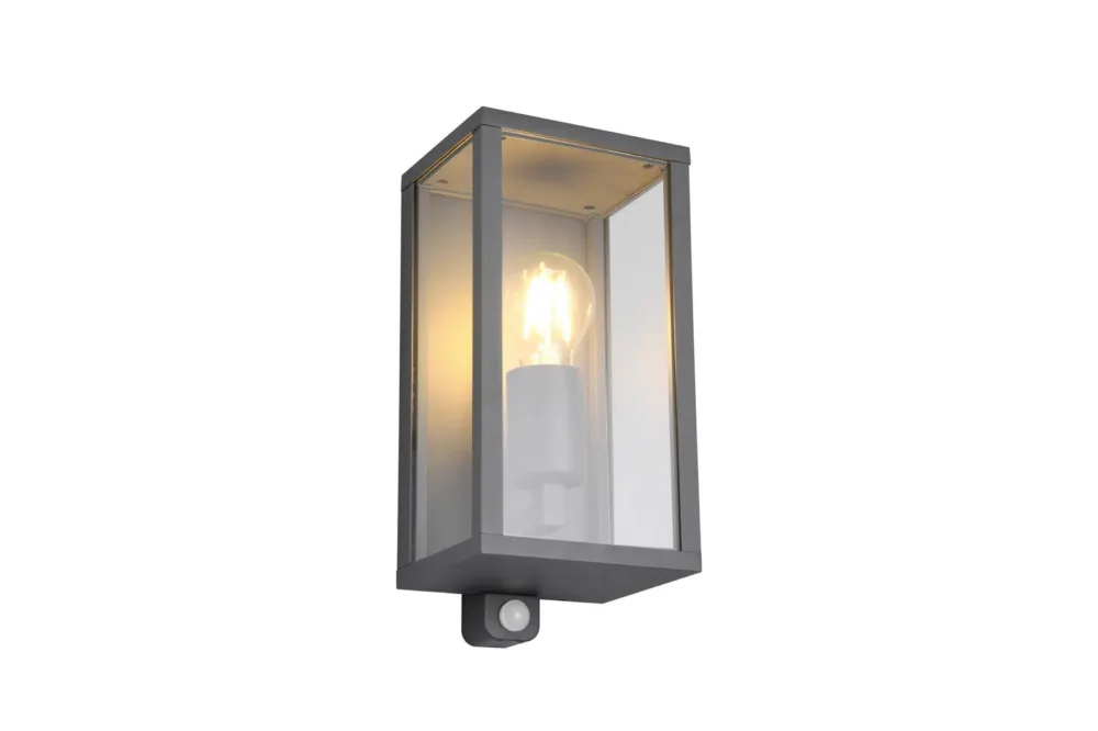 Tani Lampa zewnętrzna Garonne 201869142 Trio 1xE27 60W Antracyt Aluminium / Szkło