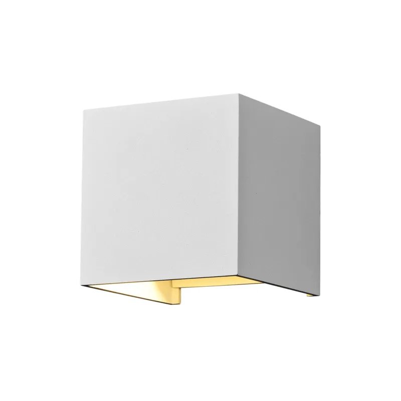Taniej Lampa zewnętrzna kinkiet Fulton O572WL-L6W Maytoni LEDx6W Metal/ Biały/