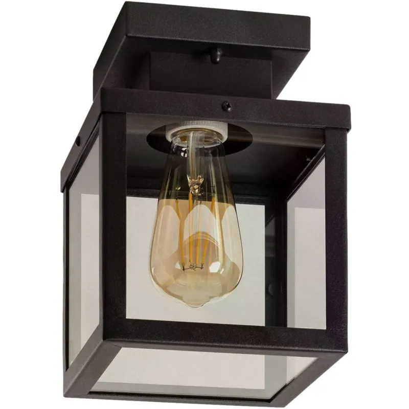 Oferta limitowana Lampa zewnętrzna kinkiet Gardena Moderno ABR-KZKP-E27 Abruzzo 1xE27 40W Stal Nierdzewna Czarny