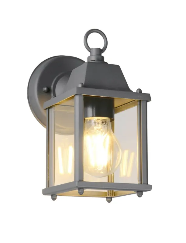 Cena promocyjna Lampa zewnętrzna kinkiet Mirande 262260142 Trio 1x40W E27 Aluminium /Antracyt