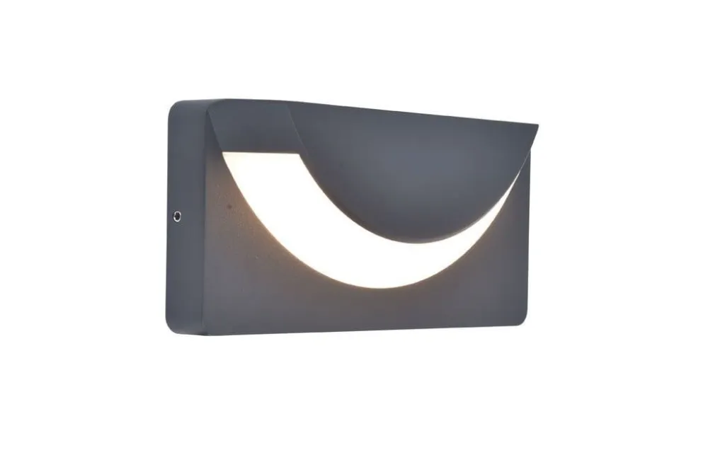 Oferta czasowa Lampa zewnętrzna Lups 6402801118 Lutec 1xLED zintegrowany 14W Szary / Odcienie szarości Aluminium