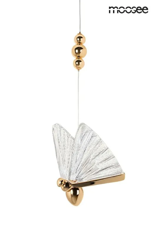 Kup teraz Lampa wisząca BUTTERFLY M złota – Moosee