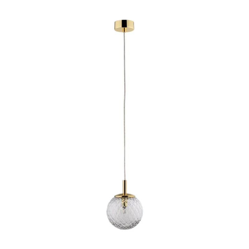 Ograniczona ilość Lampa wisząca Cadix Gold 1x G9 - TK Lighting