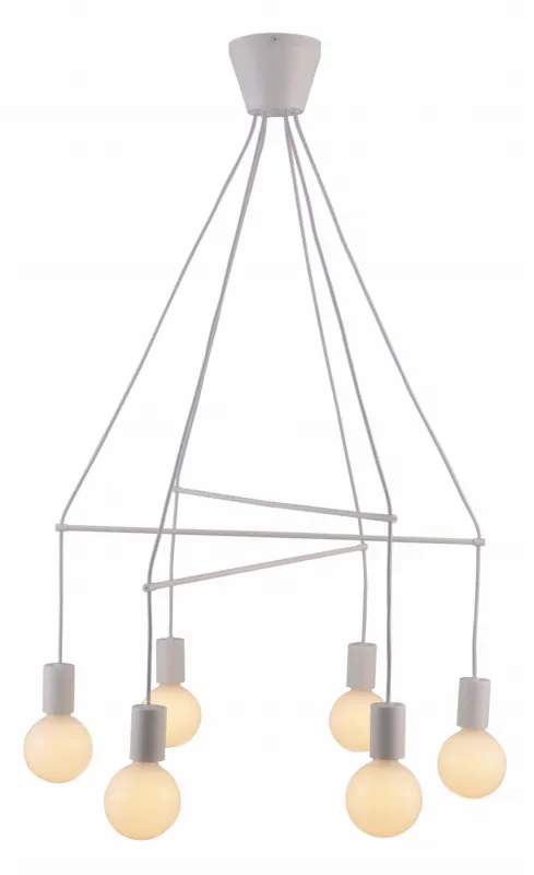 Zamów teraz Lampa wisząca Candellux Alto biała matowa 6×E27