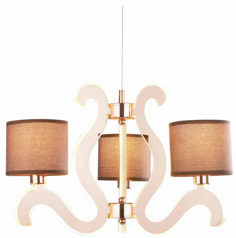 Zamów dziś Lampa wisząca Candellux Ambrosia miedziana 6×E14 z LED