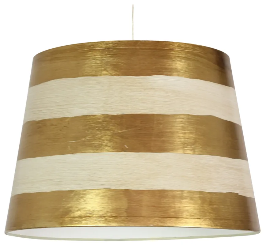 Lampa wisząca Candellux Americano biała z wzorzystym abażurem 1×E27 Zniżka