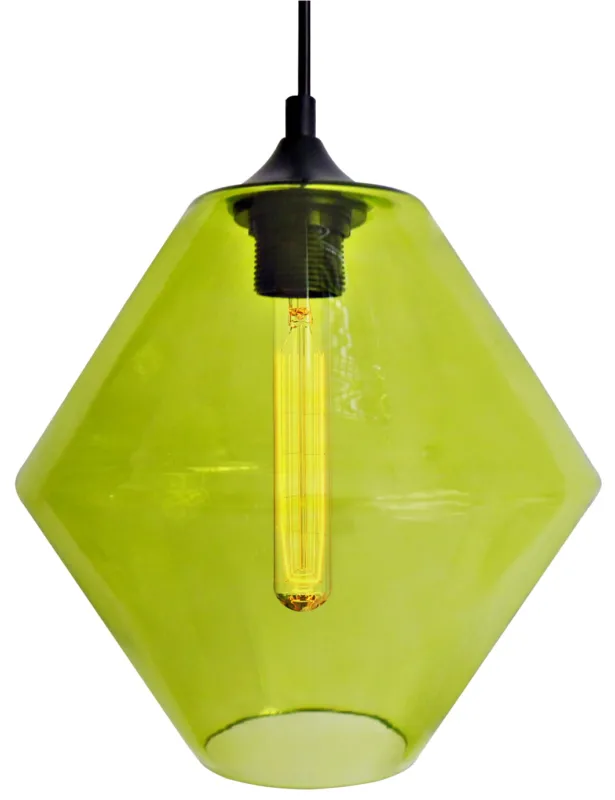 Wyjątkowa oferta Lampa wisząca Candellux Bremen zielona z zielonym kloszem 1×E27